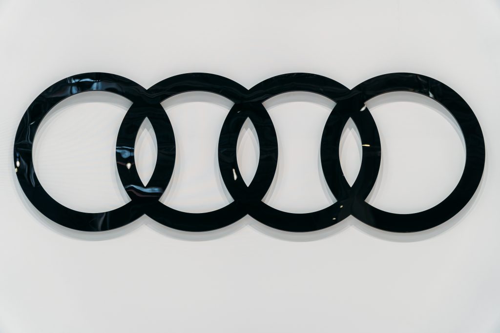Audi logo glossy
