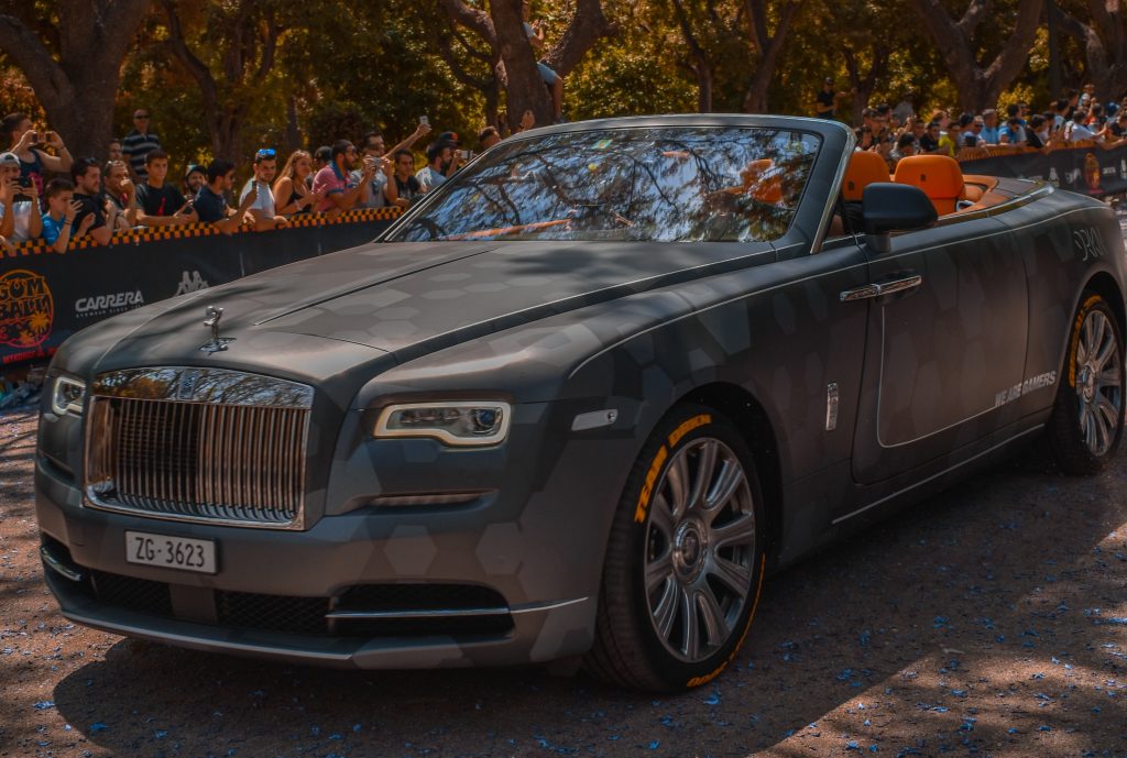 Rolls-Royce on the street
