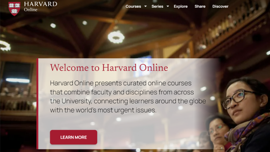 Harvard Website